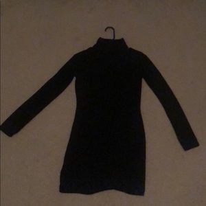 Long sleeve, turtleneck, bodycon dress